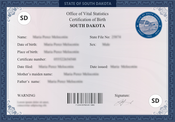 south-dakota-birth-certificate
